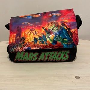 Kreepsville 666 Mars Attacks messenger weekend bag